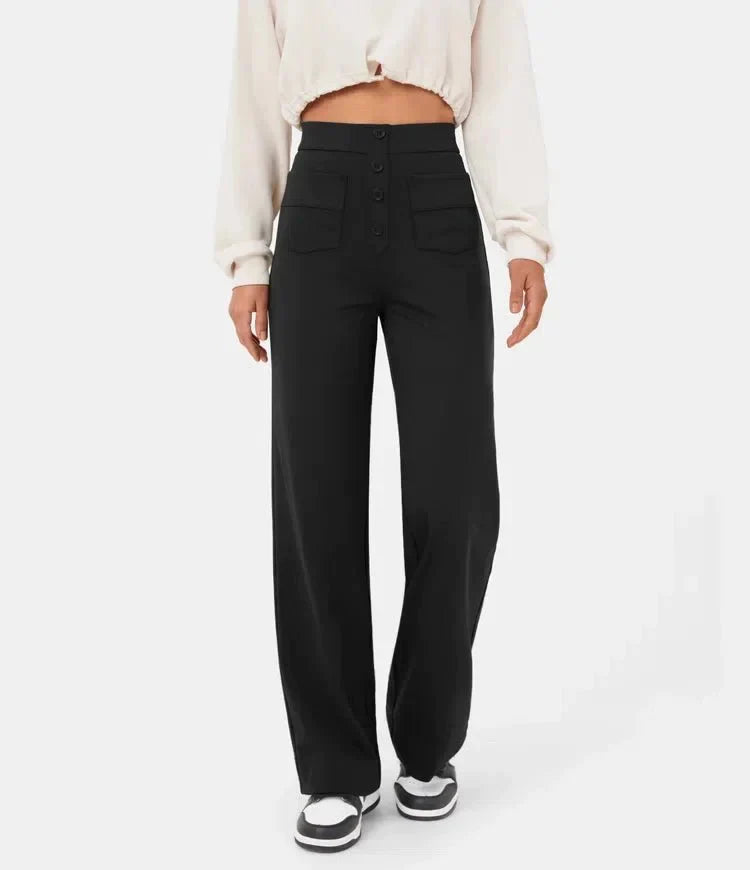Carla™ - Pantaloni chic a vita alta