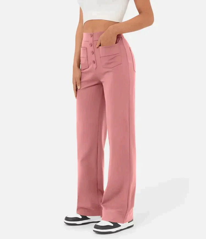 Carla™ - Pantaloni chic a vita alta