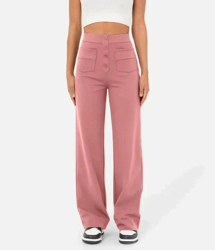 Carla™ - Pantaloni chic a vita alta
