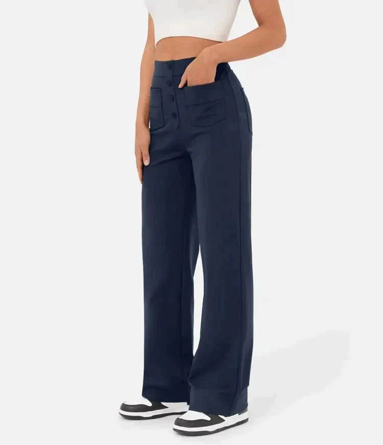 Carla™ - Pantaloni chic a vita alta