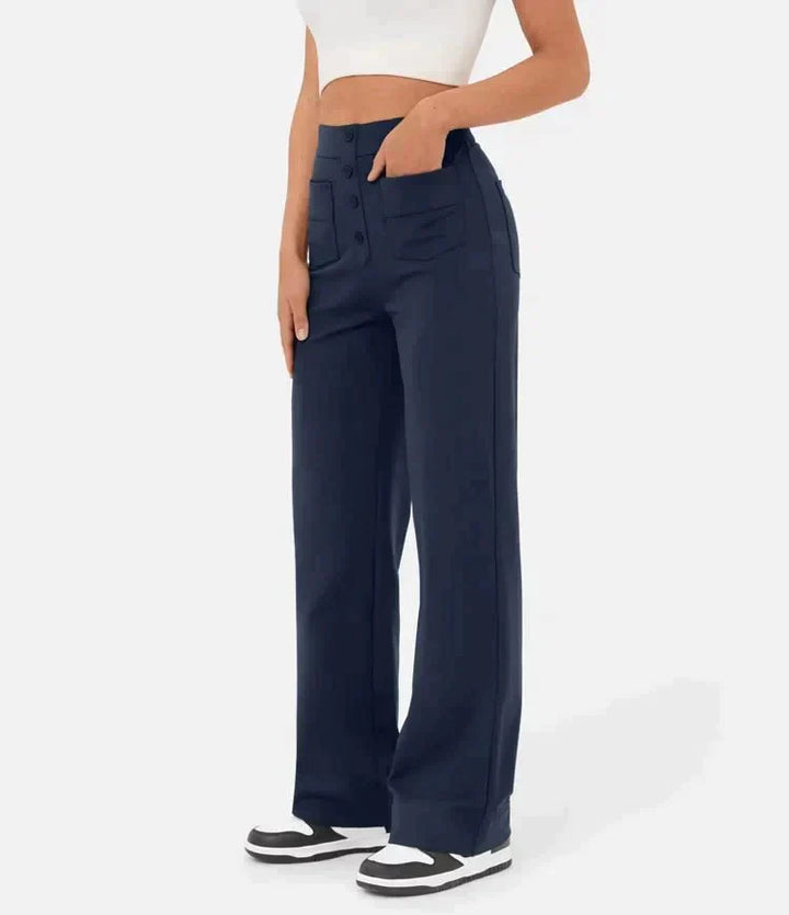 Carla™ - Pantaloni chic a vita alta