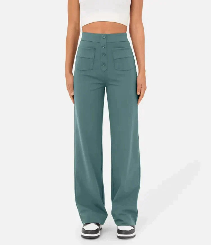 Carla™ - Pantaloni chic a vita alta