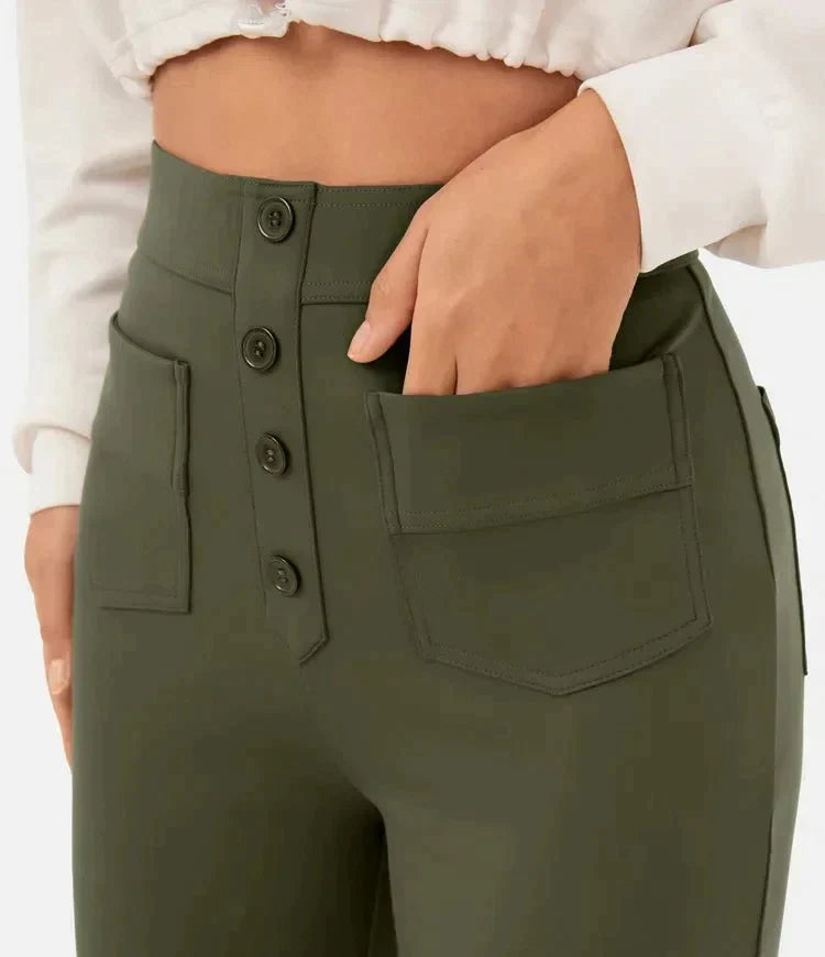 Carla™ - Pantaloni chic a vita alta