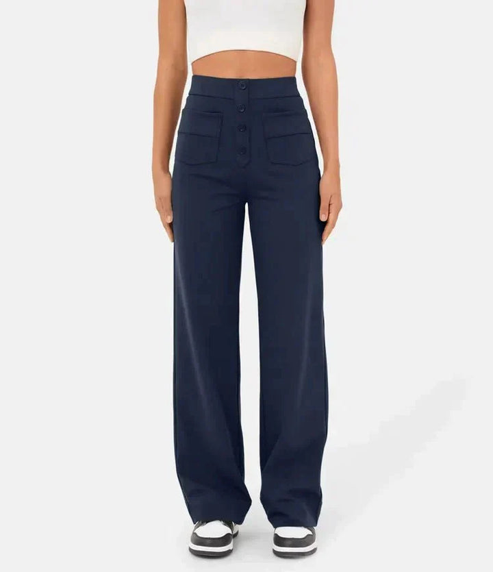 Carla™ - Pantaloni chic a vita alta