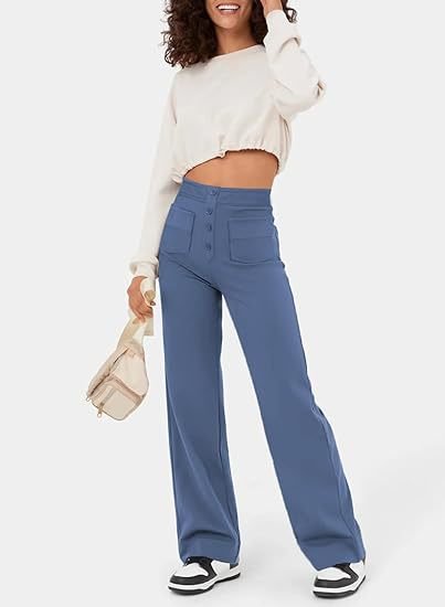 Carla™ - Pantaloni chic a vita alta