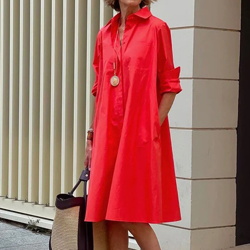Elegante abito casual da donna per il comfort e l'eleganza di tutti i giorni