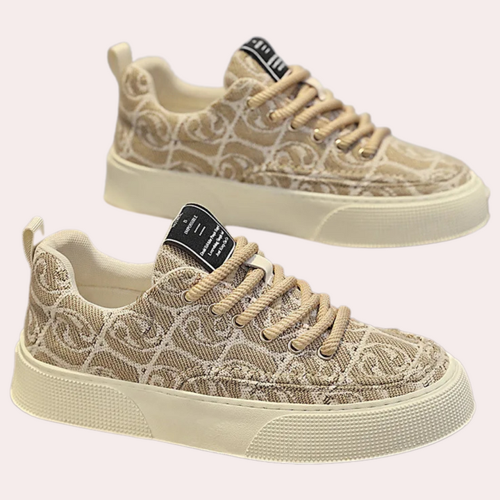 Haris - Eleganti scarpe da ginnastica in tela per donna e uomo