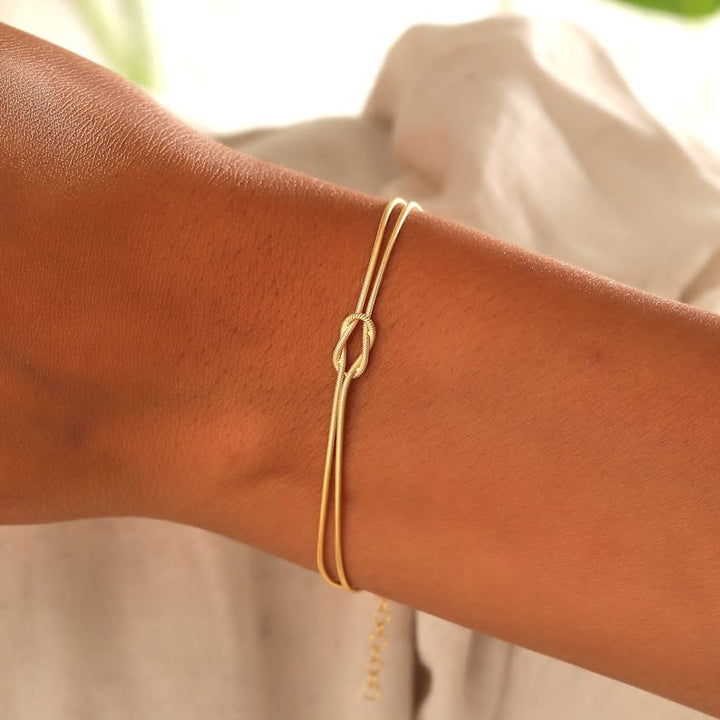 PromiseKnot™ - Bracciale Nodo Sempre Uniti