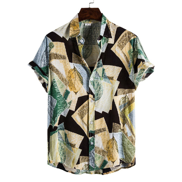 T-shirt da uomo alla moda per l'estate con moderno design astratto