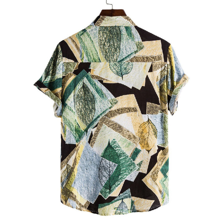 T-shirt da uomo alla moda per l'estate con moderno design astratto