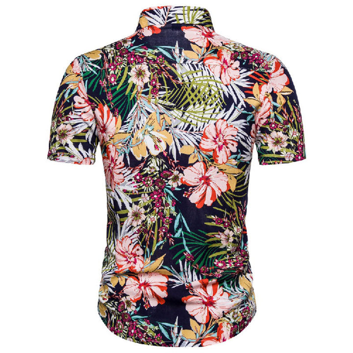 Elegante t-shirt da uomo a maniche corte con motivo nautico: il modo perfetto per essere alla moda ed eleganti