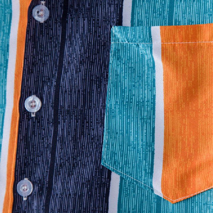 Elegante T-shirt da uomo a maniche corte in stile vintage, realizzata in cotone pregiato
