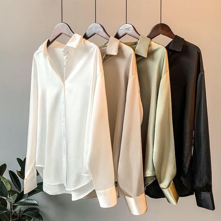 Elegante polo da donna a maniche lunghe - eleganza e comfort per tutti i giorni