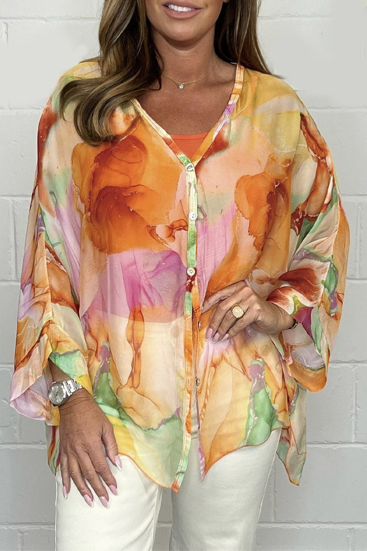 Noa - Blusa Elegante e Leggera con Stampa Trendy per Donne