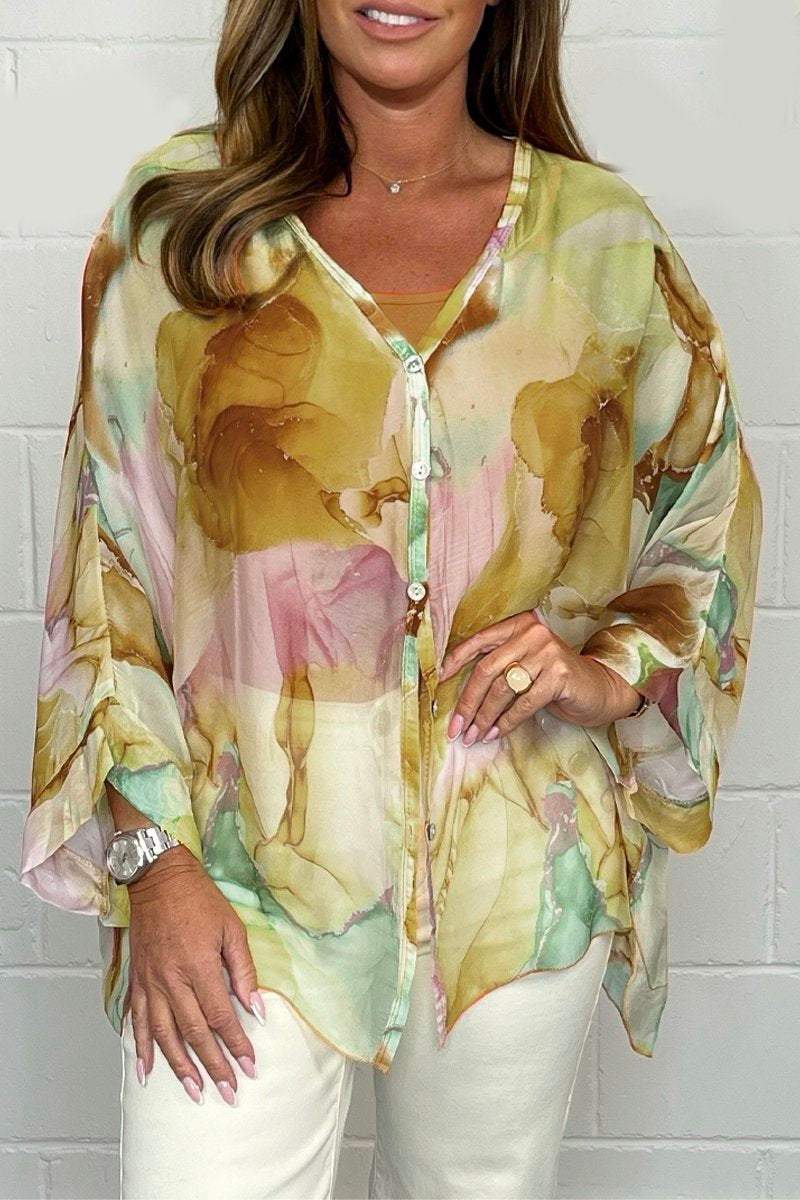 Noa - Blusa Elegante e Leggera con Stampa Trendy per Donne