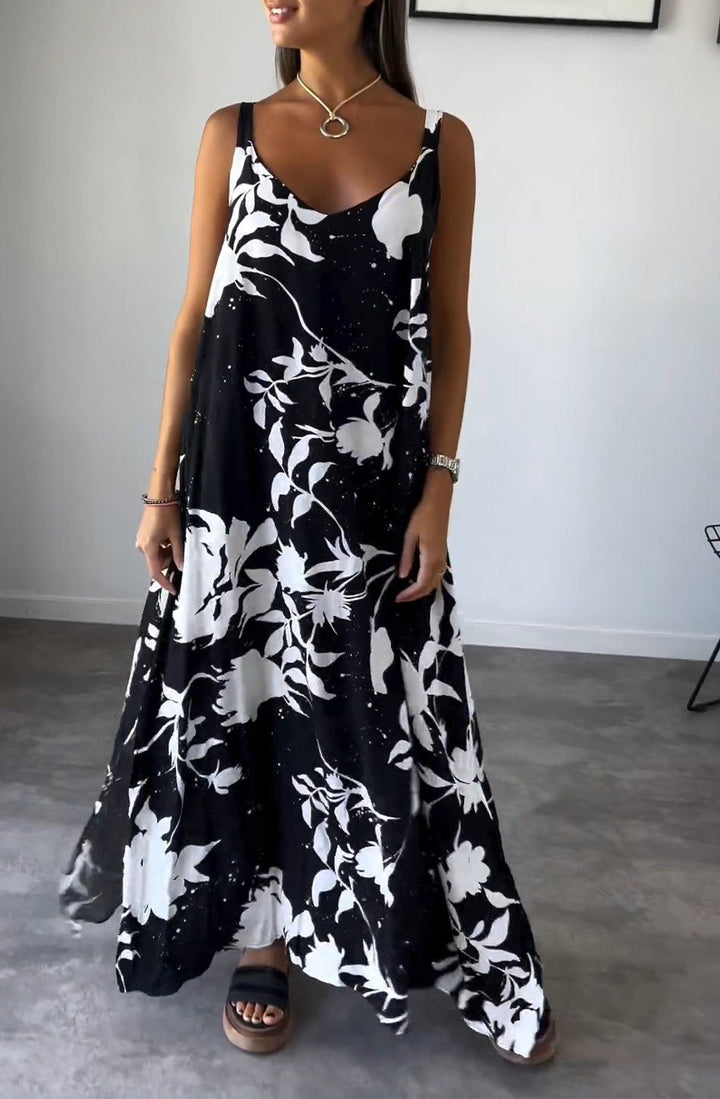 Abito da donna elegante con stampa d'effetto per ogni occasione