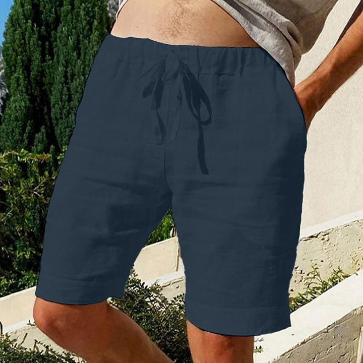 Stijlvolle Heren Strandshort van Klassiek Linnen - Perfecte Comfort voor de Zomer!