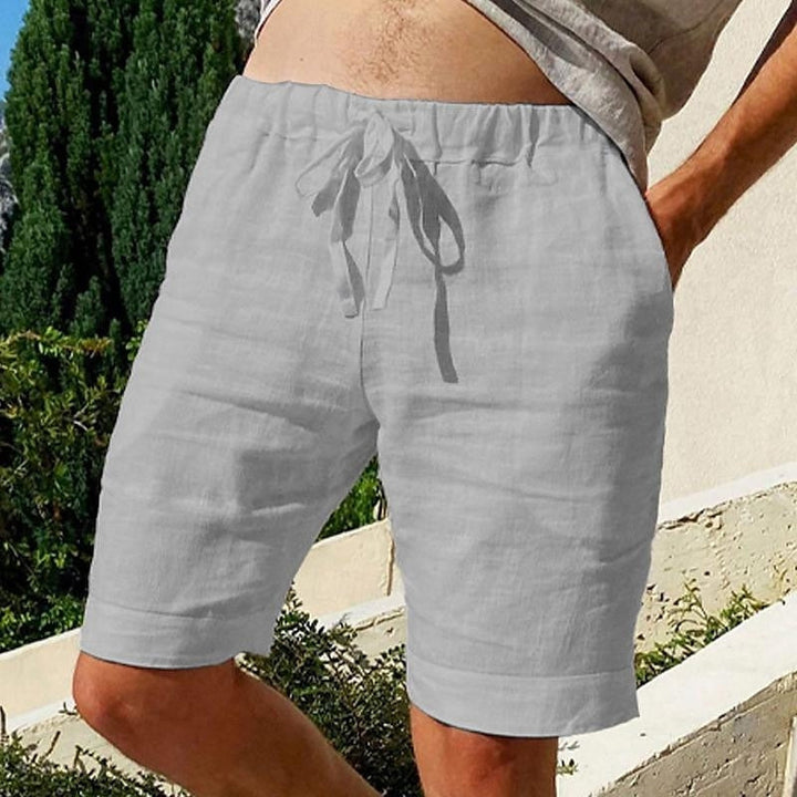 Stijlvolle Heren Strandshort van Klassiek Linnen - Perfecte Comfort voor de Zomer!