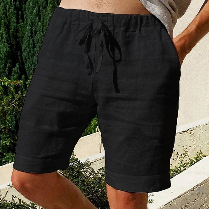 Stijlvolle Heren Strandshort van Klassiek Linnen - Perfecte Comfort voor de Zomer!