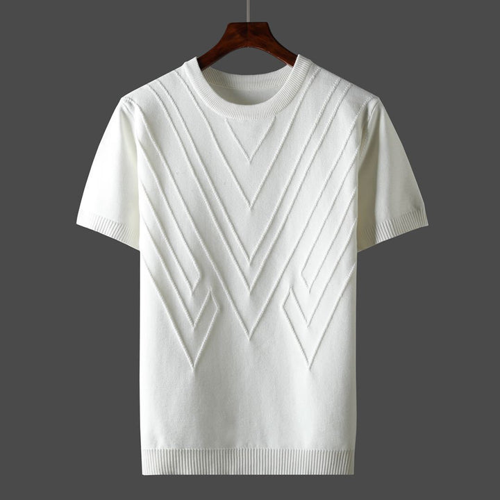 Esclusiva T-shirt da uomo in cotone per l'estate Edgar Elegance
