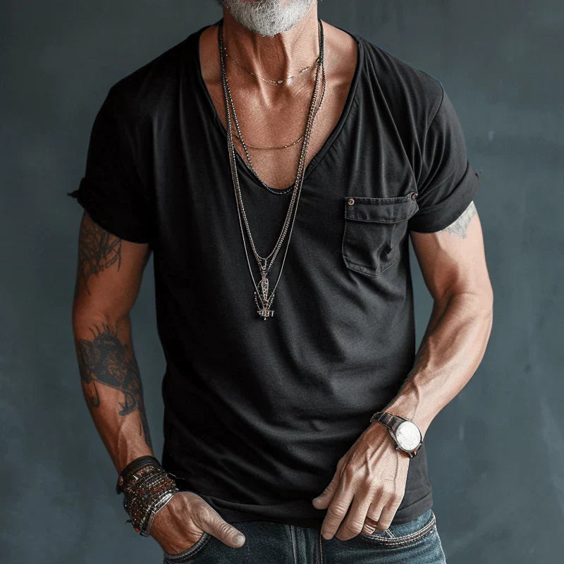 T-shirt da uomo alla moda per l'estate - Lo stile confortevole di Martel