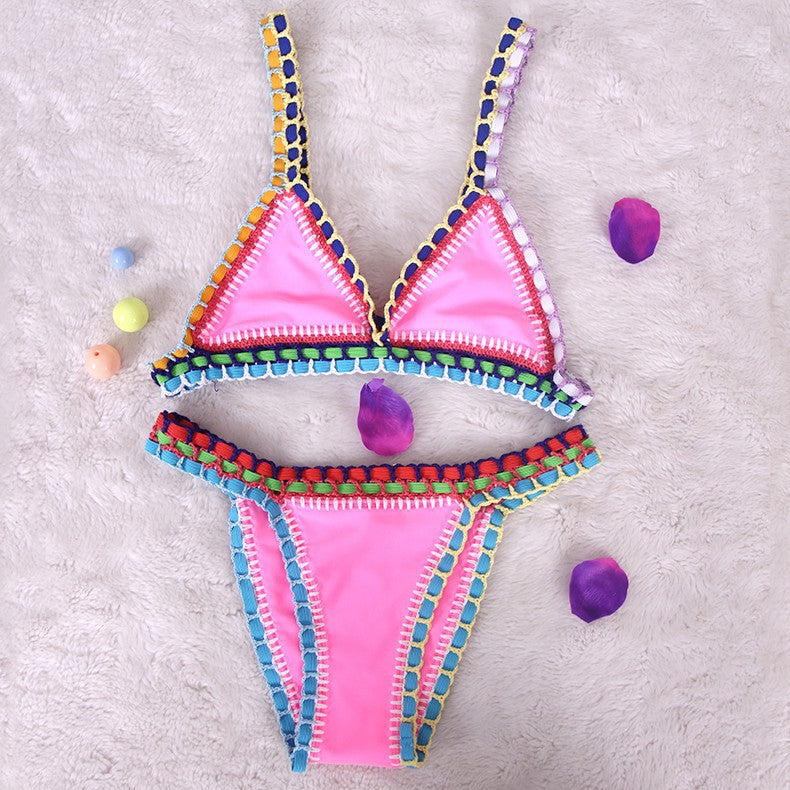 Dory | Modevola Boho Gehaakte Bikini Set met Elastisch Top voor Comfortabele en Perfecte Pasvorm