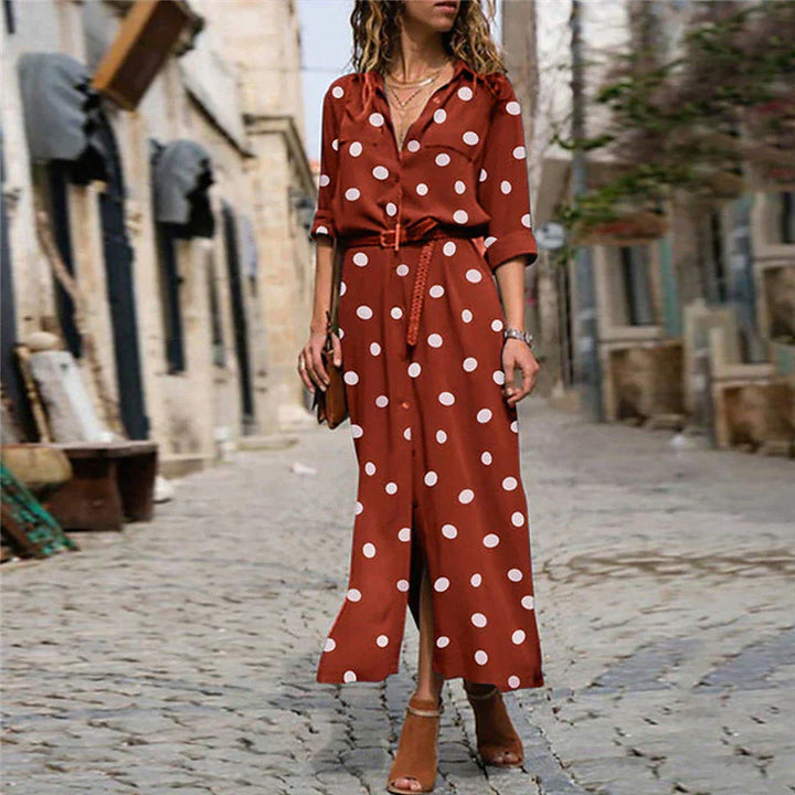 Stijlvolle Linde - Dotted Modejurk voor een Chic Uiterlijk
