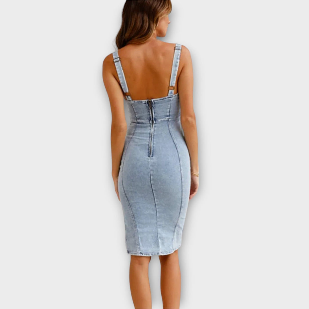 Terina™ - Abito Elegante in Denim