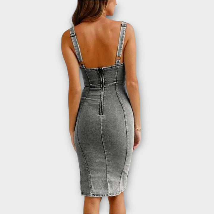 Terina™ - Abito Elegante in Denim