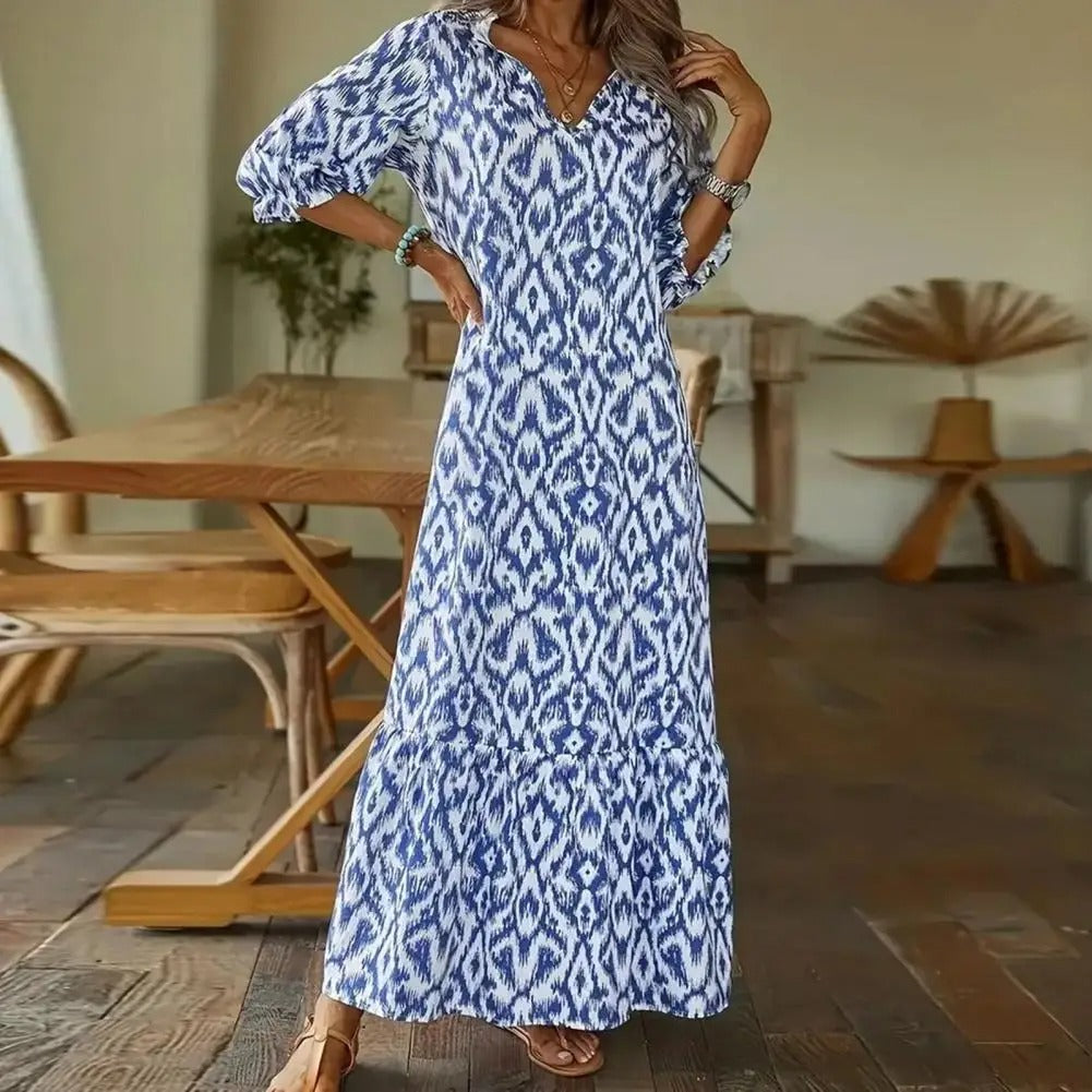 <html><body><p>Zaynab | Elegante Abito Estivo con Affascinante Scollatura a V per Donne</p></body></html>