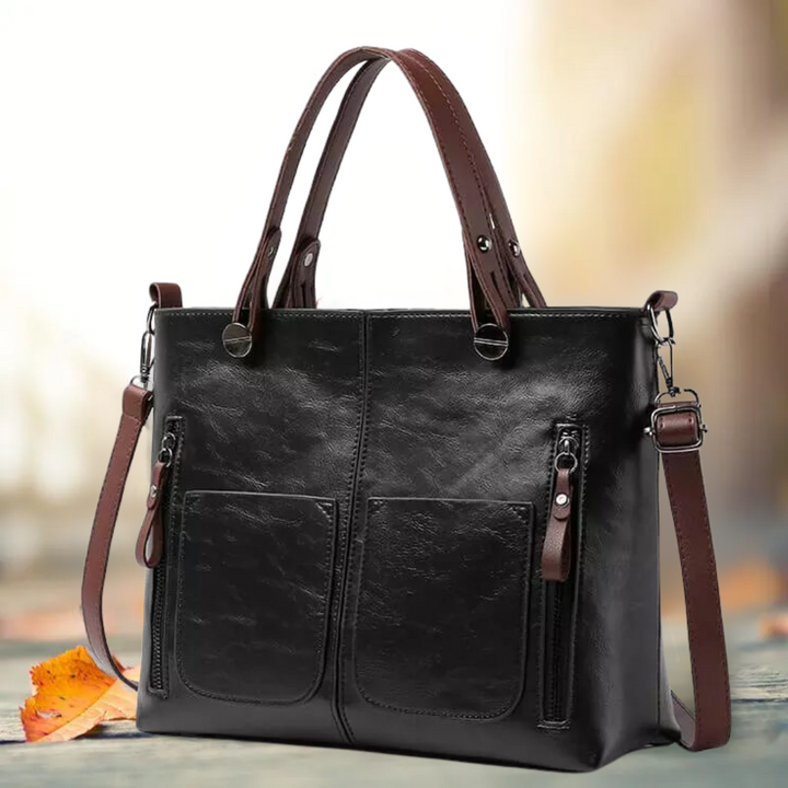 Sienna™ – Klassieke Lederen Schoudertas