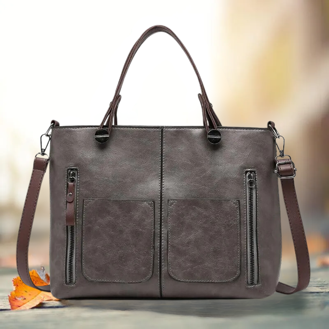 Sienna™ – Klassieke Lederen Schoudertas