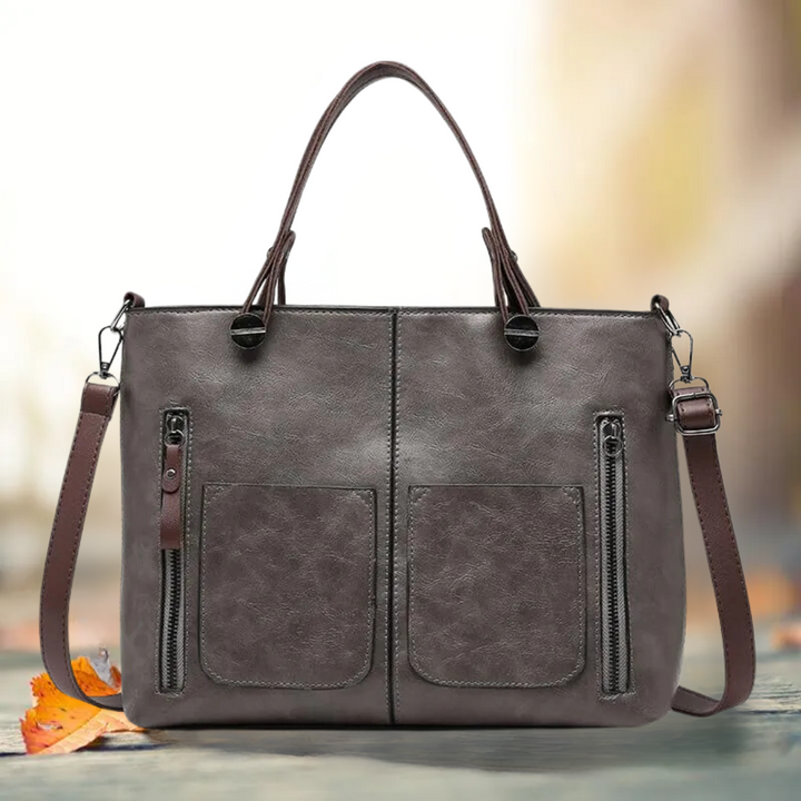Sienna™ – Klassieke Lederen Schoudertas