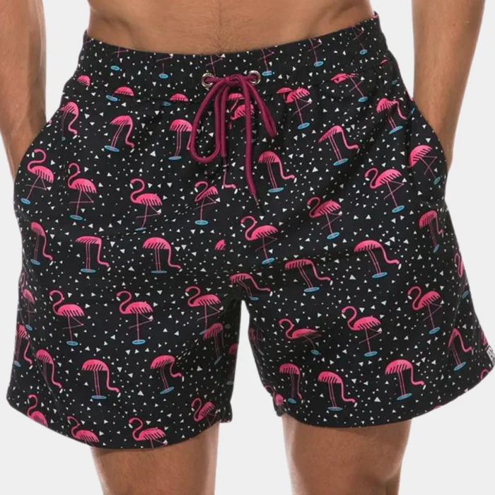 Vero - Moderno pantaloncino a zampa con stampa opaca per un look elegante e raffinato