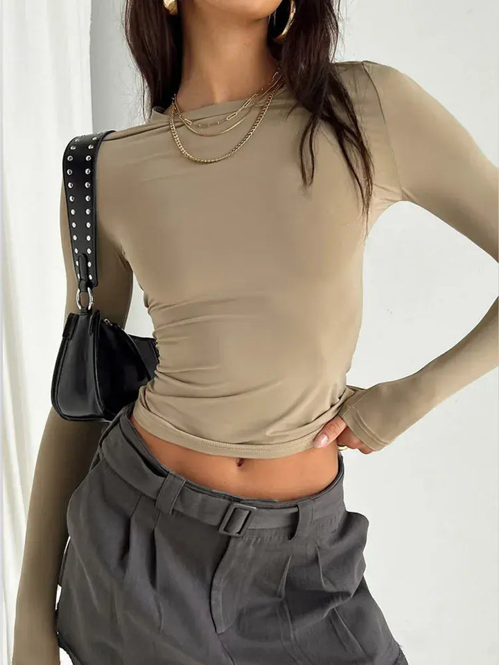 <html>Ginevra - Blusa Elegante a Maniche Lunghe</html>