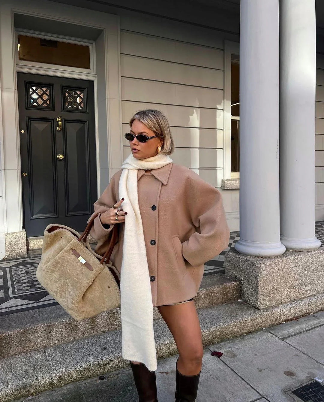 Leeda™ - Giacca Elegante In Lana