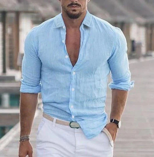 Tancredo™ - Camicia Cotone e Lino