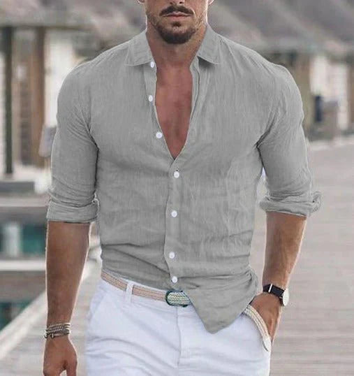 Tancredo™ - Camicia Cotone e Lino