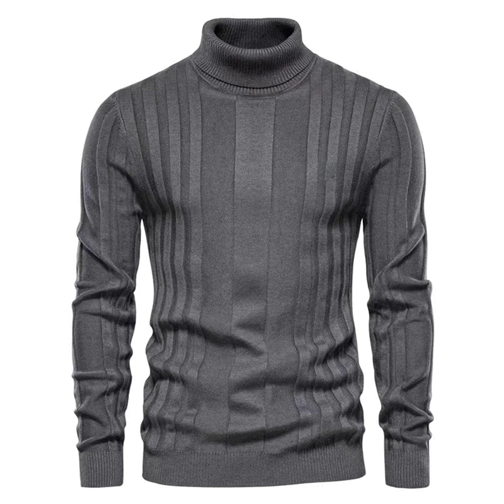 Elegante maglione dolcevita da uomo per un look elegante e alla moda
