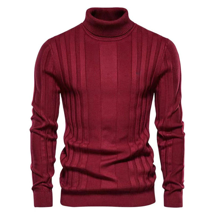 Elegante maglione dolcevita da uomo per un look elegante e alla moda