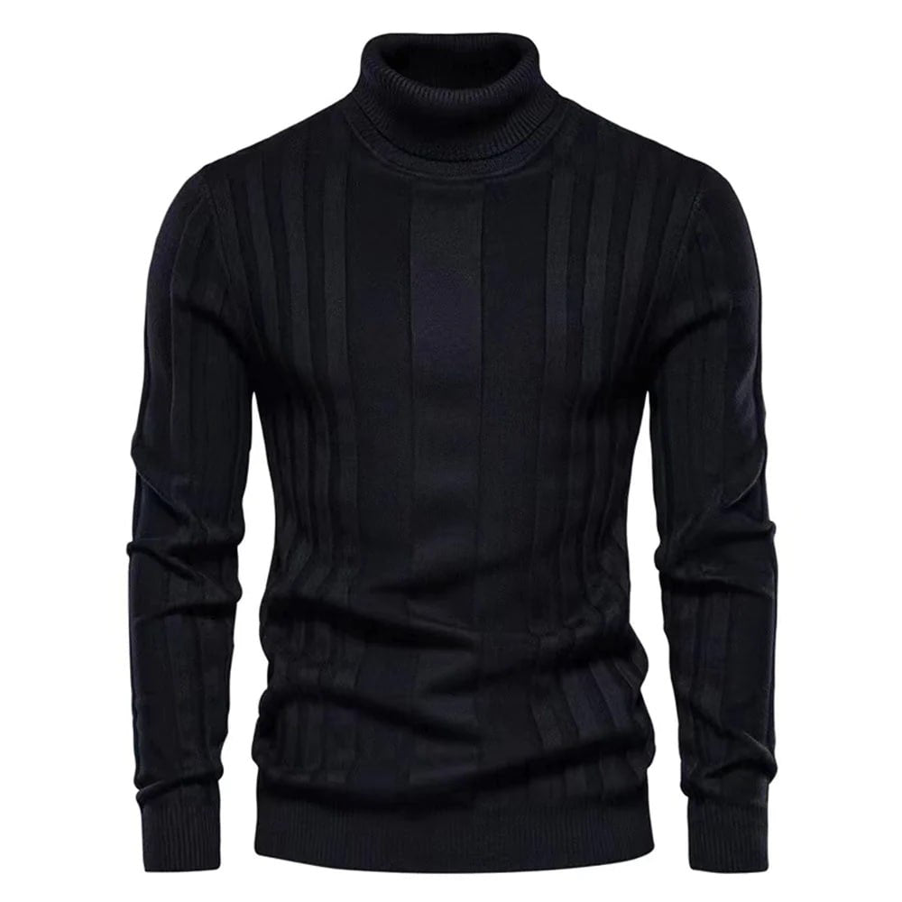 Elegante maglione dolcevita da uomo per un look elegante e alla moda