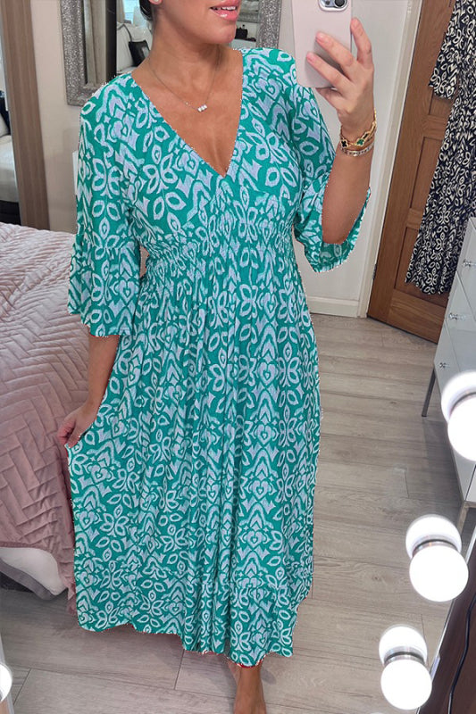 Vestito floreale bohemien chic di Solenne