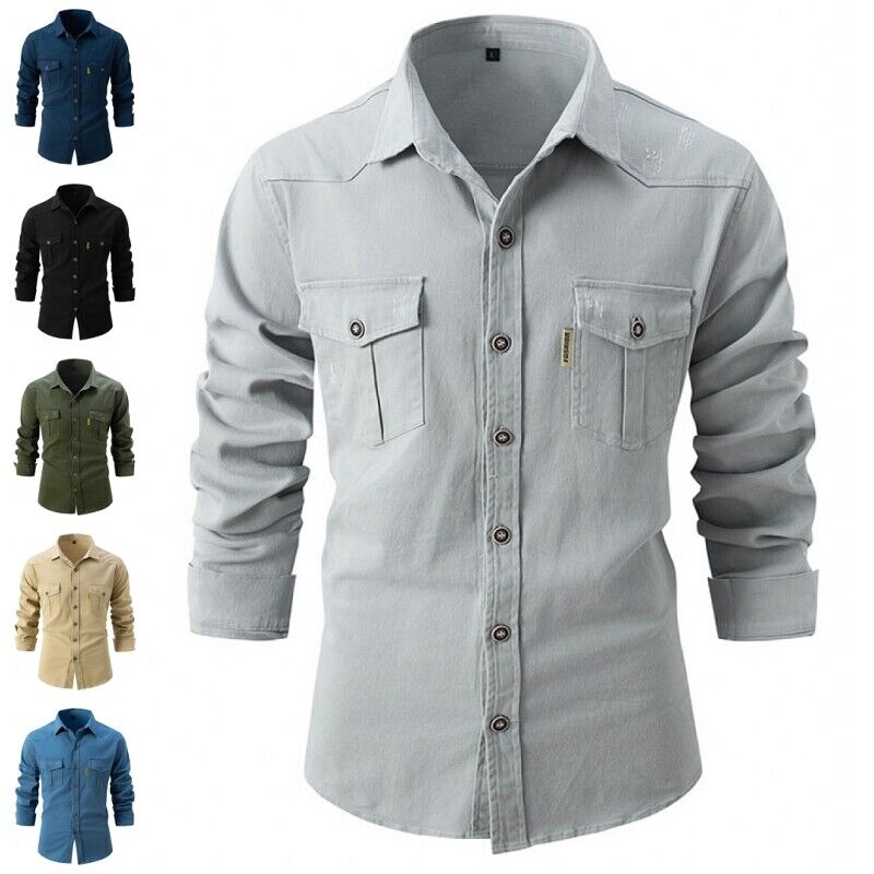 Camicia da uomo resistente ed elegante, ideale per le uscite di tutti i giorni