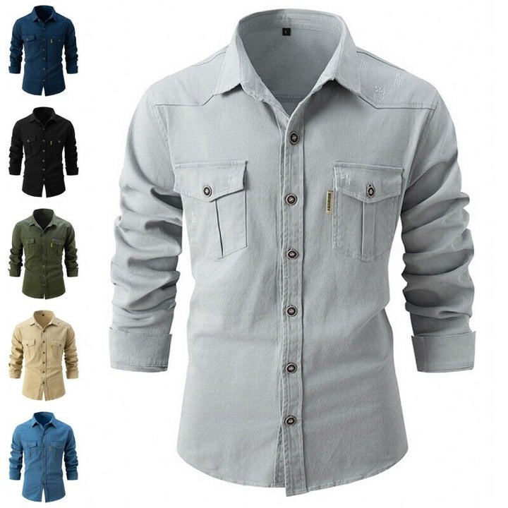 Camicia da uomo resistente ed elegante, ideale per le uscite di tutti i giorni