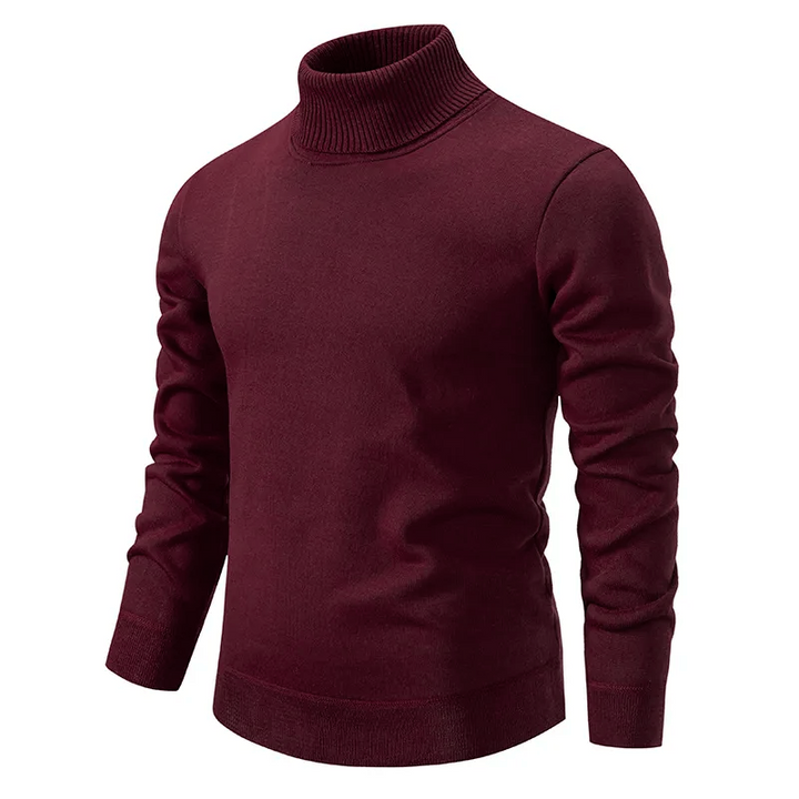 Esclusivo maglione dolcevita da uomo in cotone pregiato - eccezionalmente morbido e confortevole