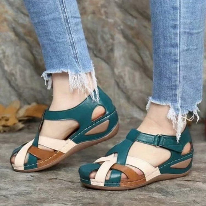 Angelica™ - Sandali con tacco in pelle ergonomica per donna