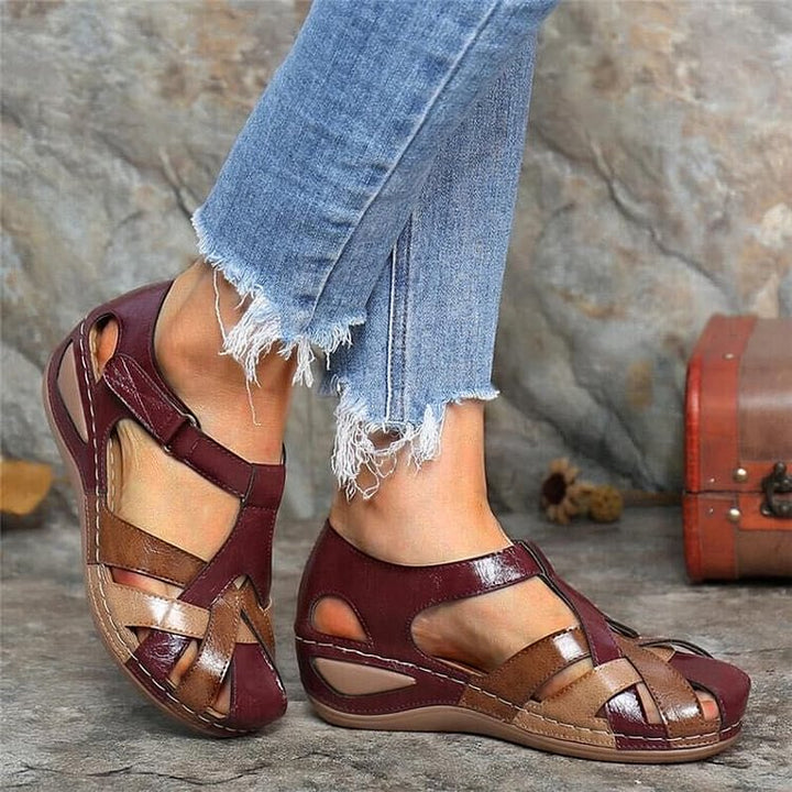 Angelica™ - Sandali con tacco in pelle ergonomica per donna