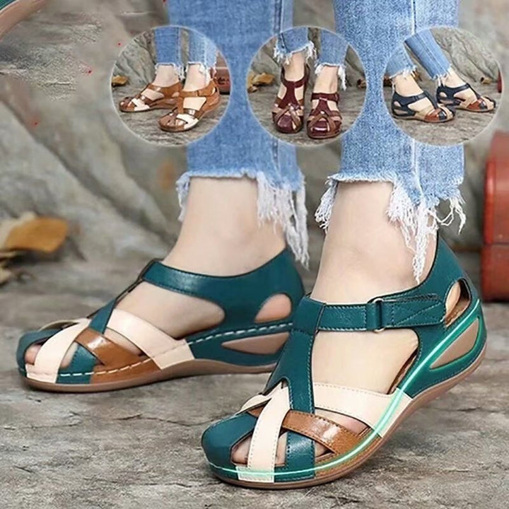 Angelica™ - Sandali con tacco in pelle ergonomica per donna