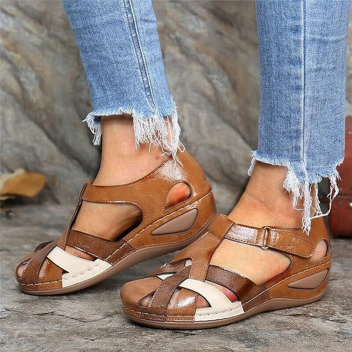 Angelica™ - Sandali con tacco in pelle ergonomica per donna