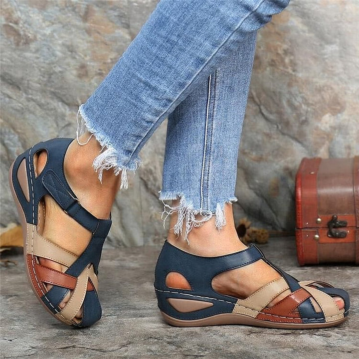Angelica™ - Sandali con tacco in pelle ergonomica per donna
